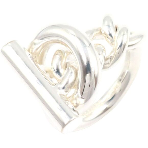 Hermes Croisette Silver 925 Ring - Picture 1 of 9